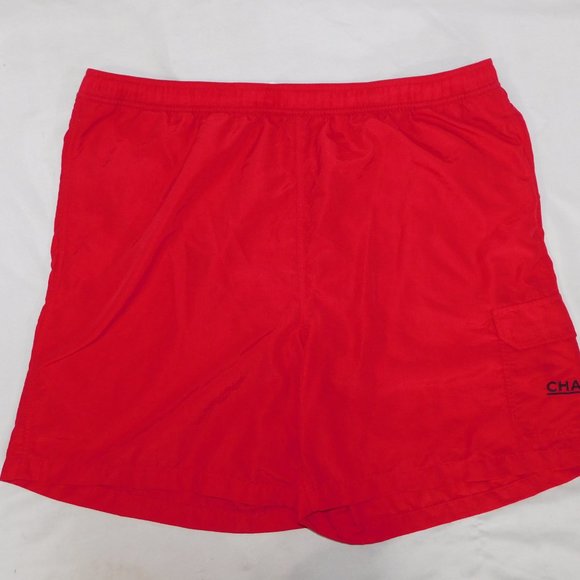 CHAP mens 2XL Red Swim Shorts Trunks Suit Lined - Picture 5 of 6